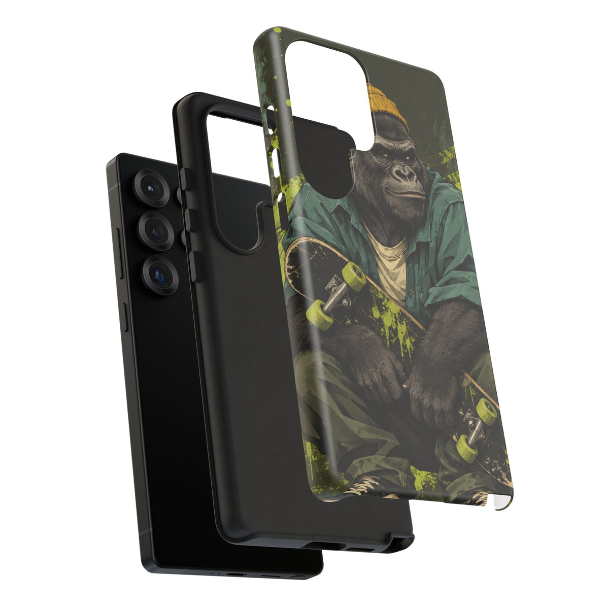 Concrete Jungle Samsung Galaxy Tough Case | Skater Gorilla Illustration