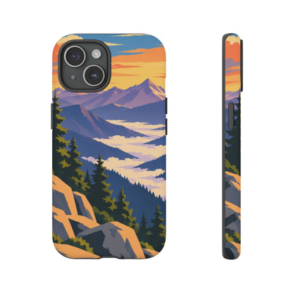 Misty Mountains — Amethyst Pass iPhone Tough Case