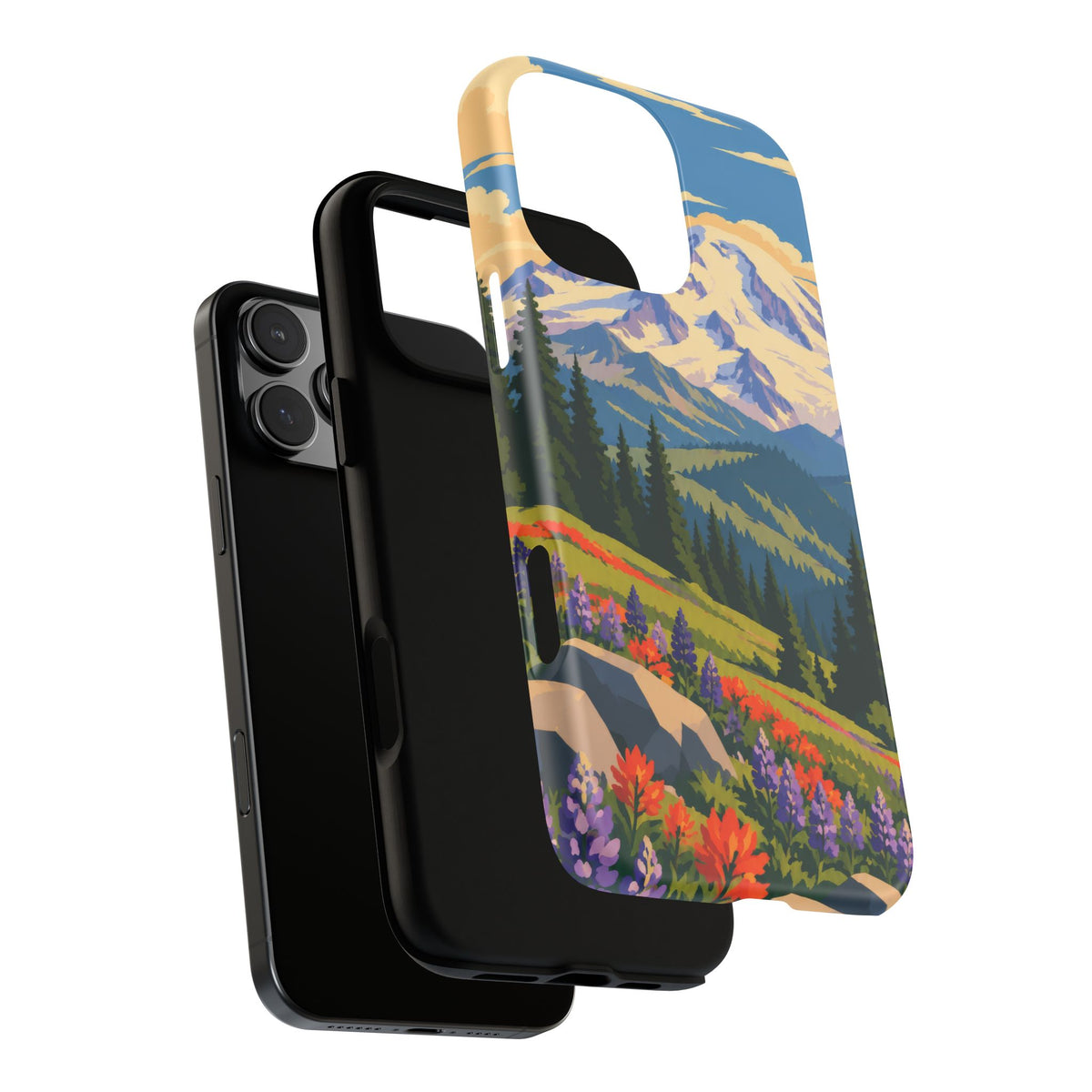 Mount Rainier — Meadow Radiance iPhone Tough Case