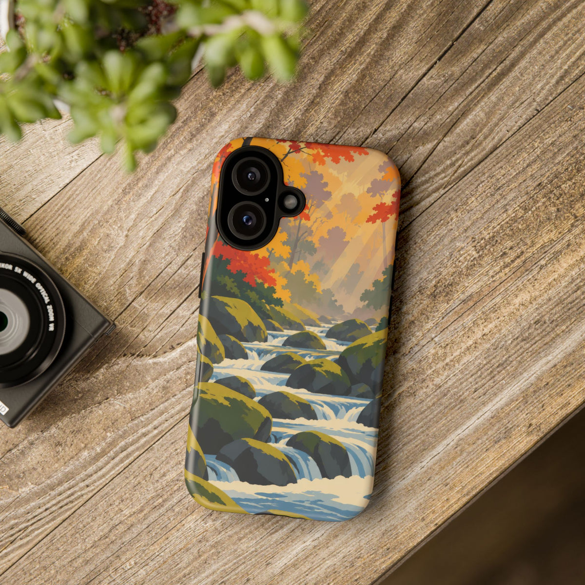 Great Smoky Mountains — Autumn Creek iPhone Tough Case