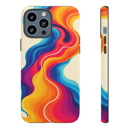 Electric Tide iPhone Tough Case | psychedelic wave