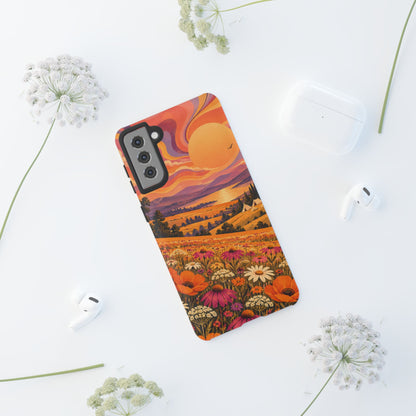 Golden Field Reverie Samsung Galaxy Tough Case | sixties festival