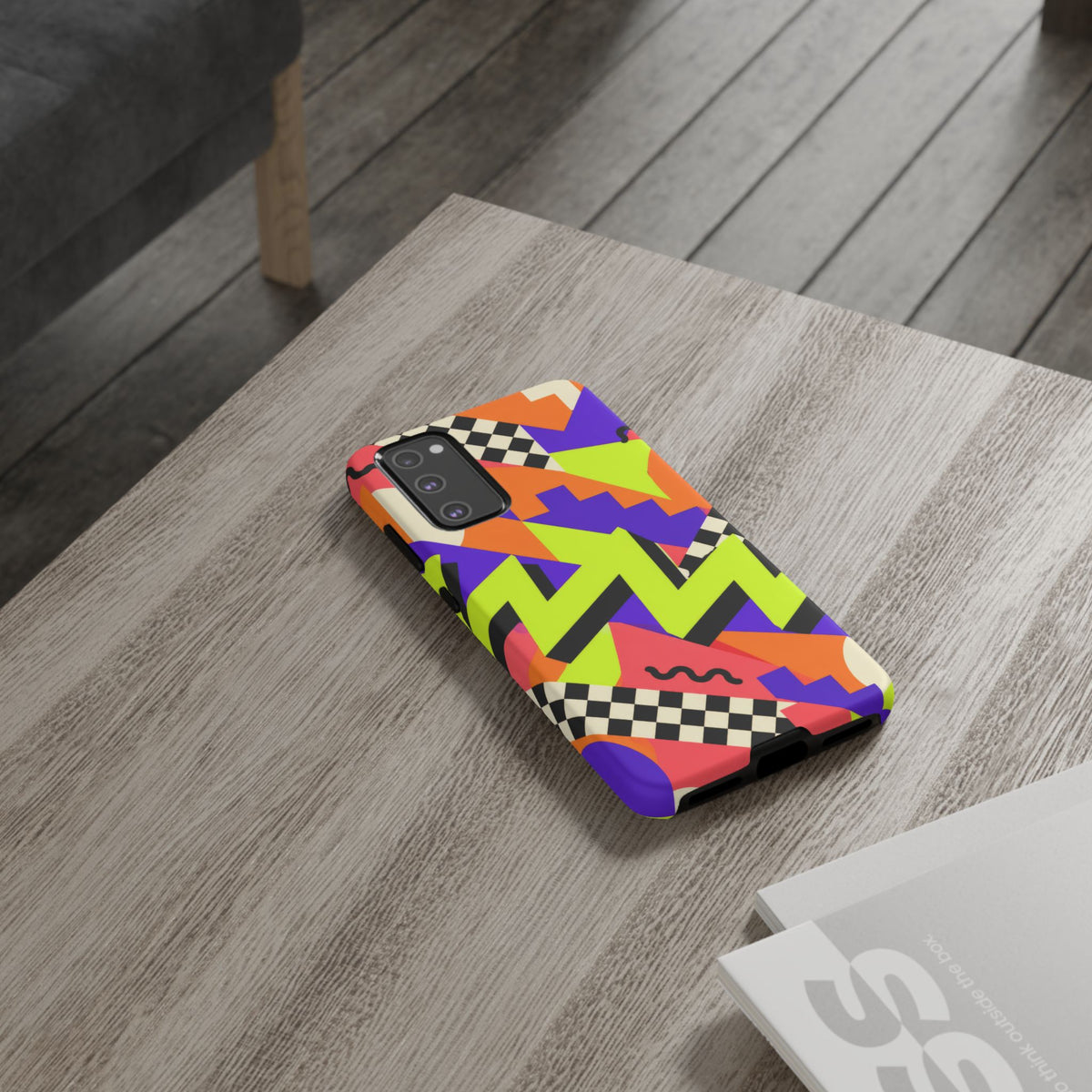 Acid Arcade Samsung Galaxy Tough Case | Bright Retro Geometry