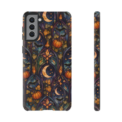 Amber Moon Window Samsung Galaxy Tough Case | celestial halloween