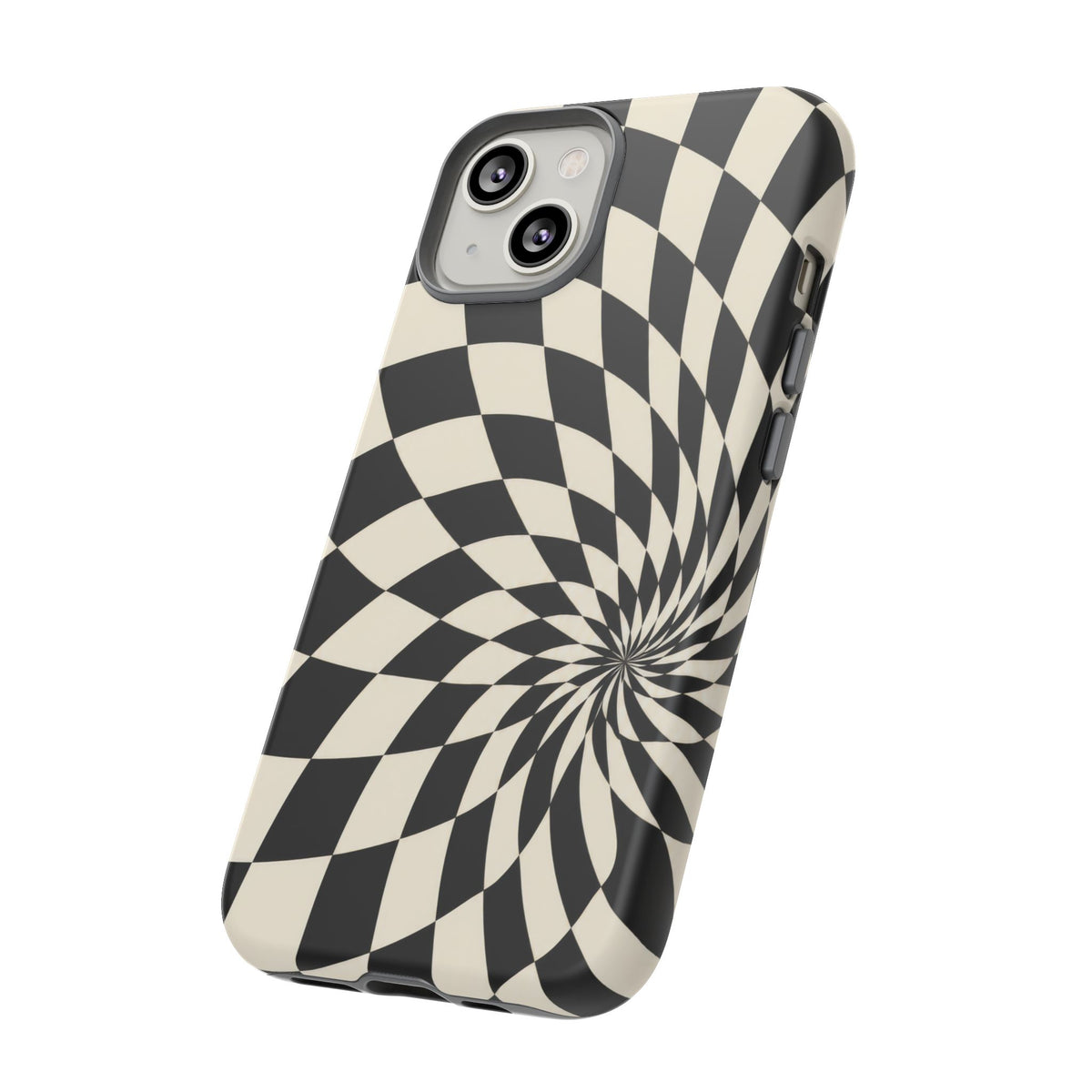 Twist Theory iPhone Tough Case | Optical Checkerboard
