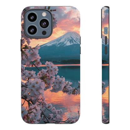 Fuji Petal Reflection iPhone Tough Phone Case