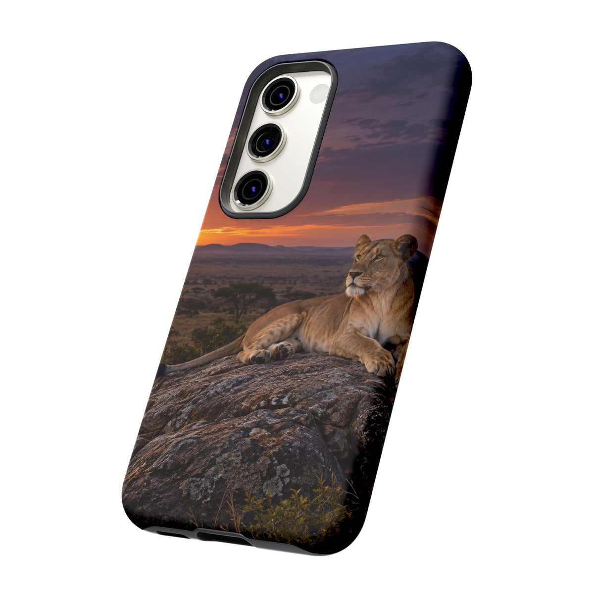 Lioness in the Blue Hour Samsung Galaxy Tough Case