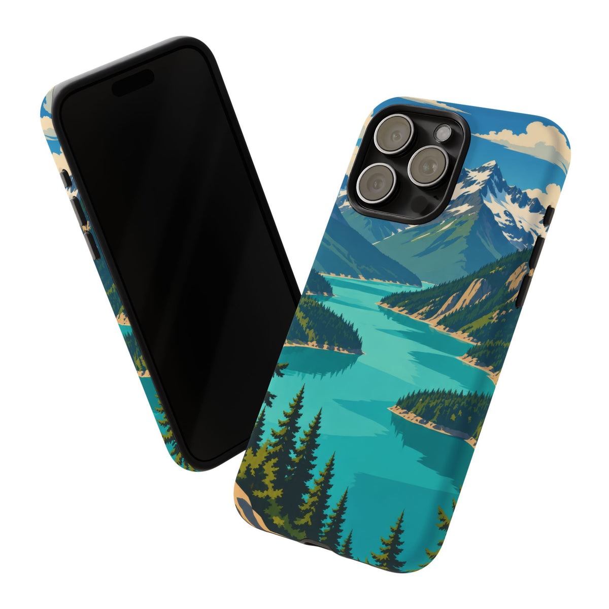 Cascades — Diablo Blue iPhone Tough Case