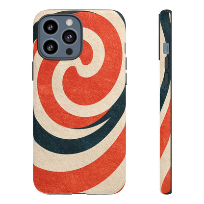 Ember Spiral iPhone Tough Phone Case