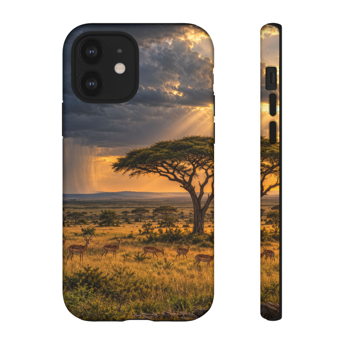 Stormlight on the Mara iPhone Tough Case | african storm