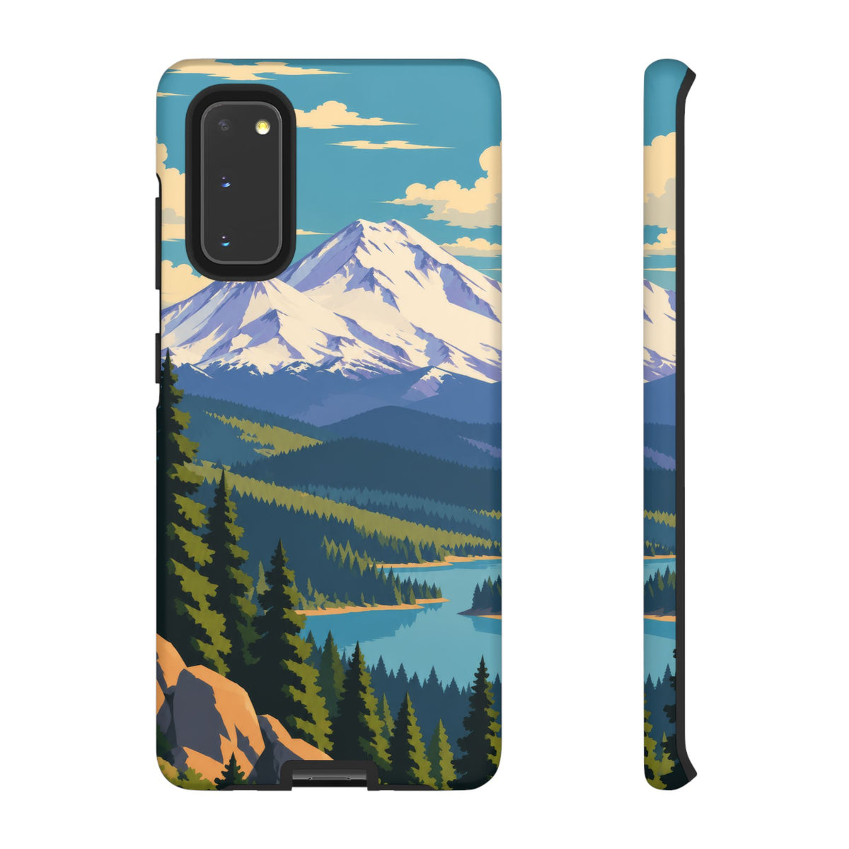 Mount Shasta — Snowlight Samsung Galaxy Tough Case