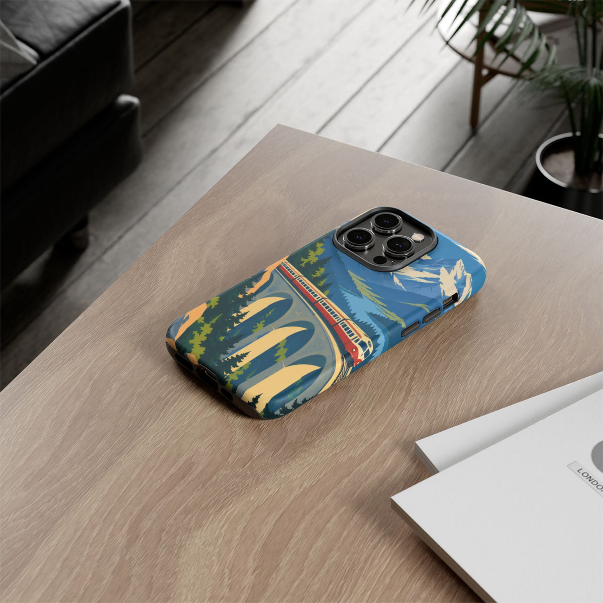 Travel by Train — Alpine Express iPhone Tough Case | train travel