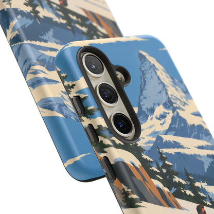 Swiss Skiing — Downhill Arc Samsung Galaxy Tough Case