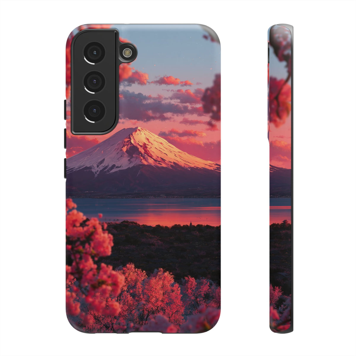 Fuji Rose Horizon Samsung Galaxy Tough Phone Case
