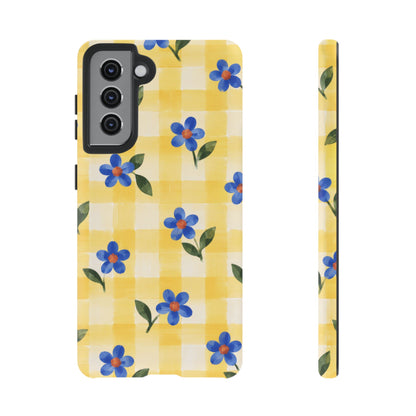 Buttercup Picnic Samsung Galaxy Tough Case | yellow gingham