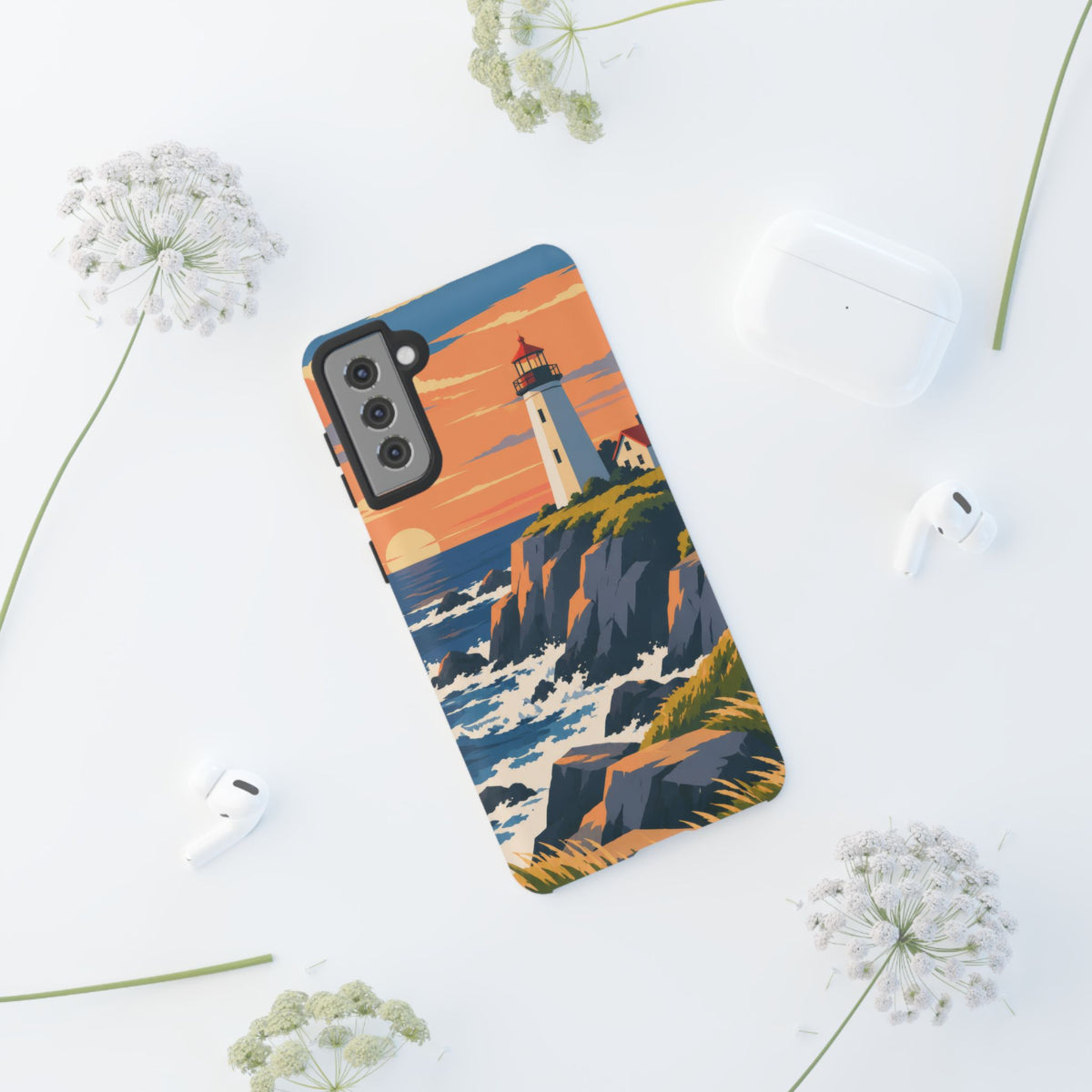 Lighthouse — Atlantic Beacon Samsung Galaxy Tough Case