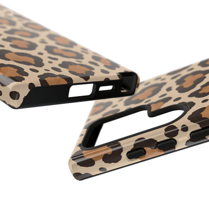 Leopard Print Samsung Galaxy Tough Case | Cocoa Wildcat