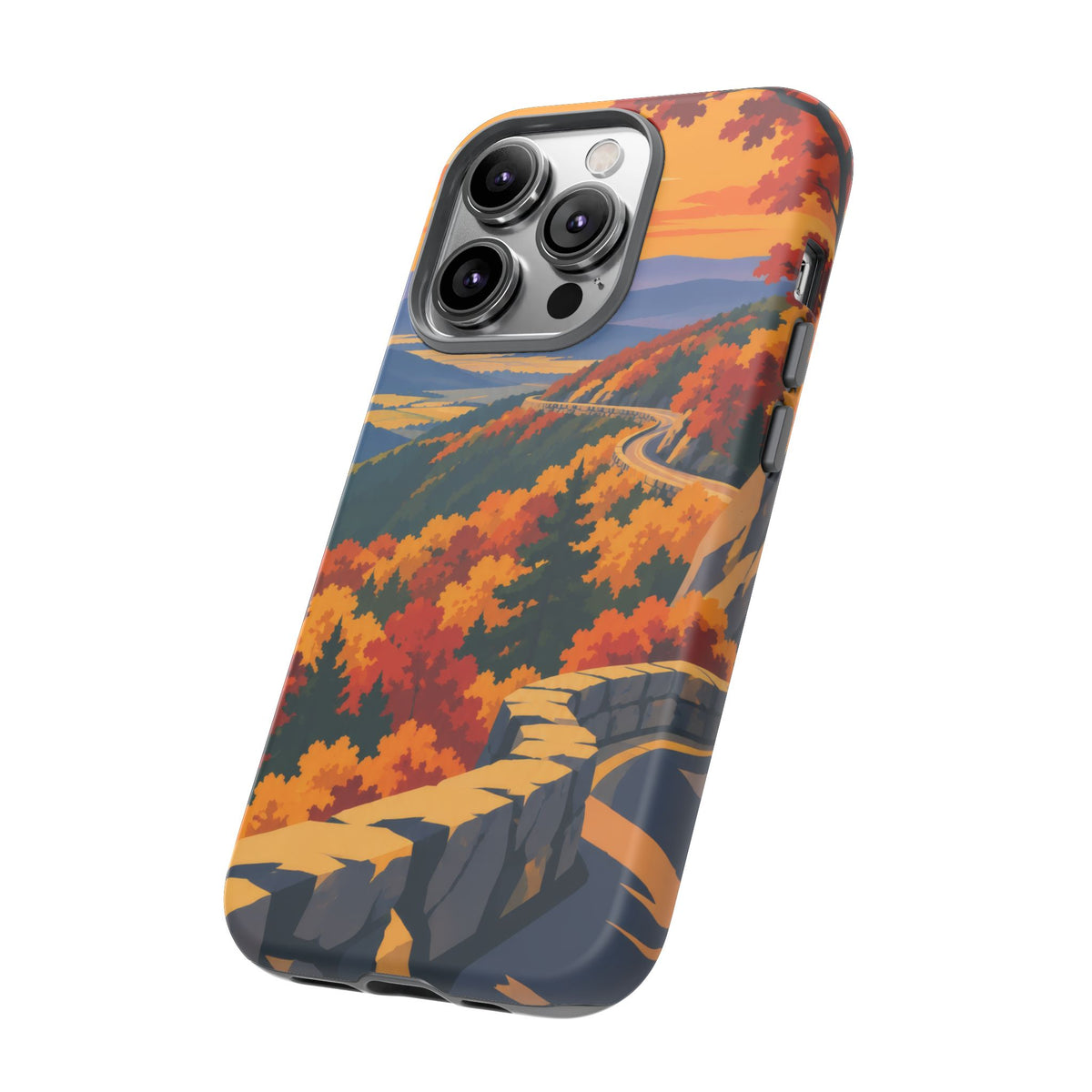 Skyline Drive — Overlook Gold iPhone Tough Case