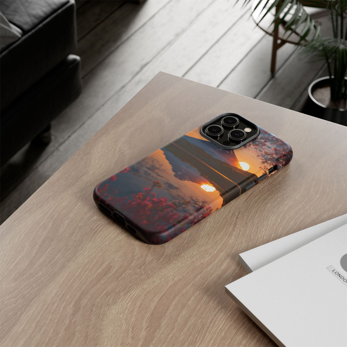 Fuji Golden Reflection iPhone Tough Phone Case