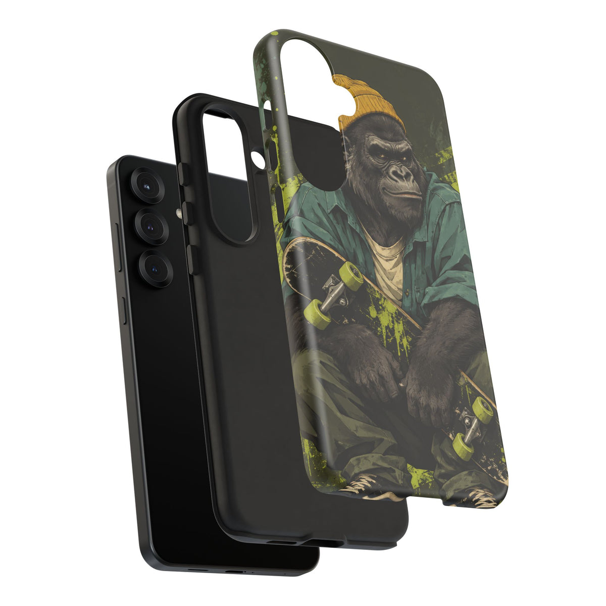Concrete Jungle Samsung Galaxy Tough Case | Skater Gorilla Illustration