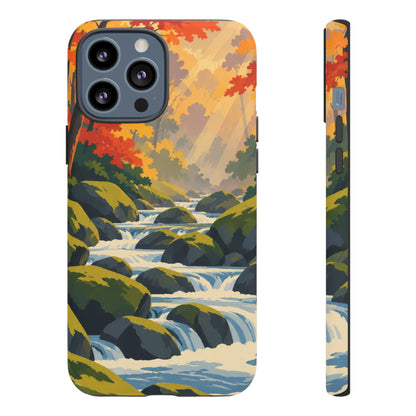 Great Smoky Mountains — Autumn Creek iPhone Tough Case