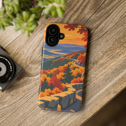 Skyline Drive — Overlook Gold iPhone Tough Case