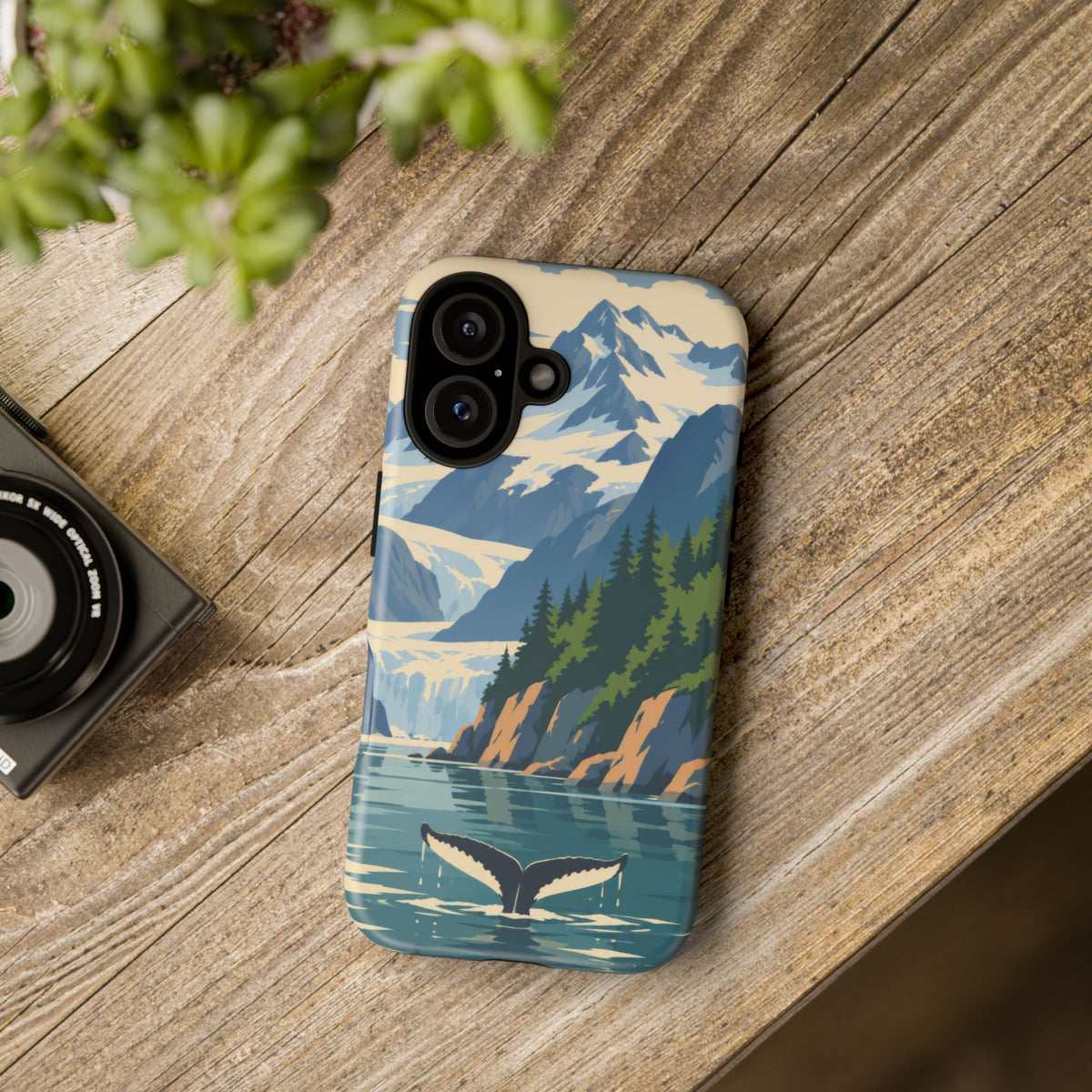 Glacier Bay — Fjord Silence iPhone Tough Case