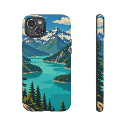 Cascades — Diablo Blue iPhone Tough Case