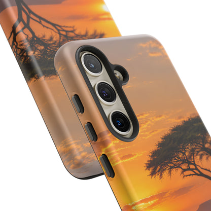 Amber Acacia Samsung Galaxy Tough Case | african sunset