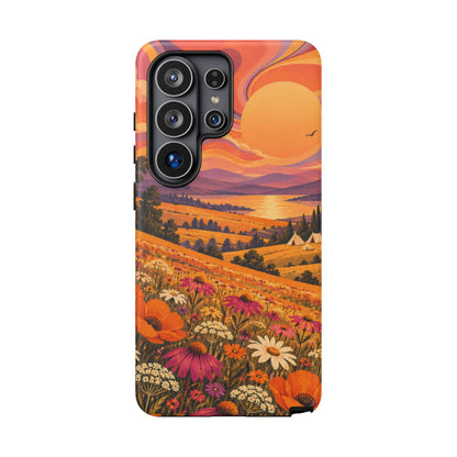 Golden Field Reverie Samsung Galaxy Tough Case | sixties festival