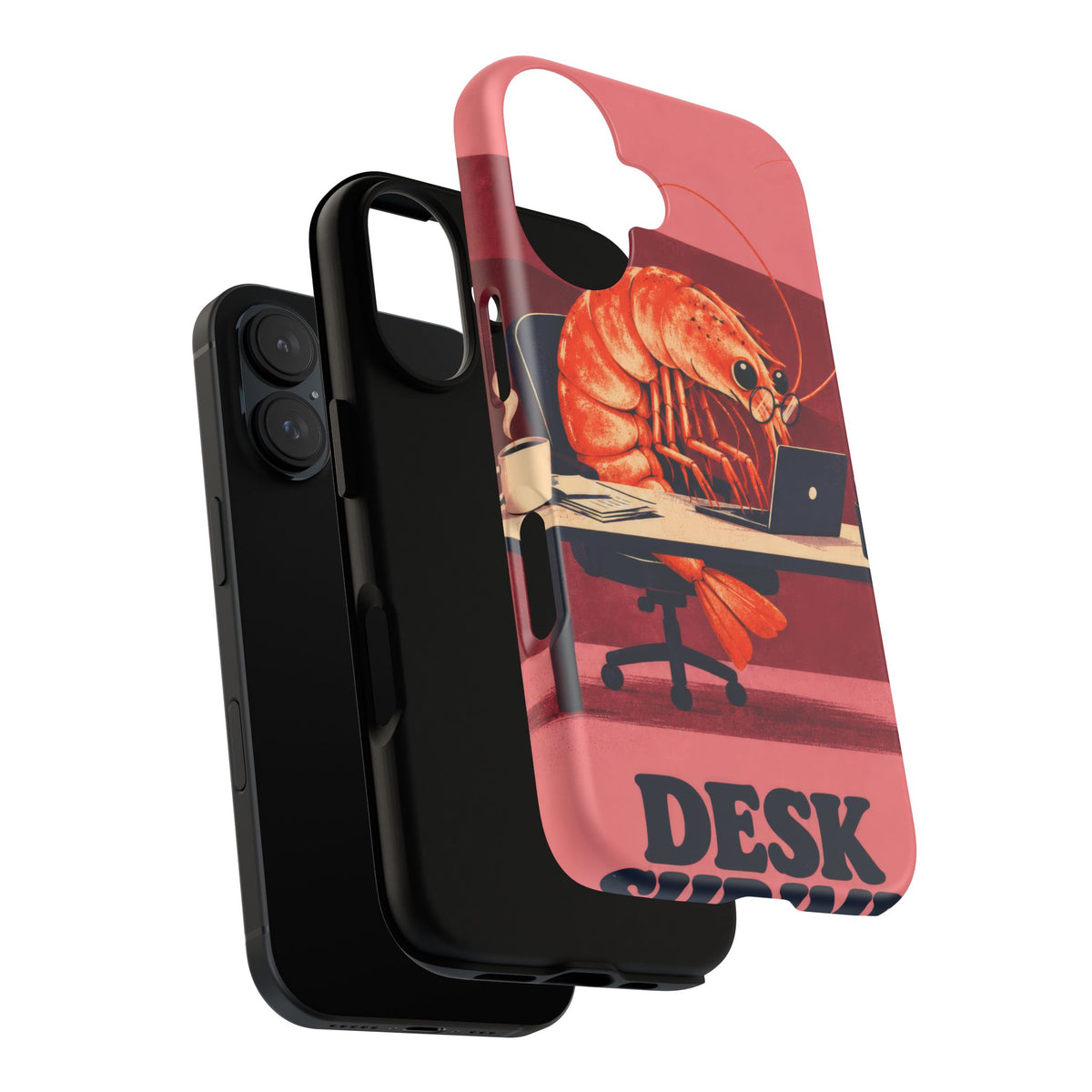 Desk Shrimp iPhone Tough Case