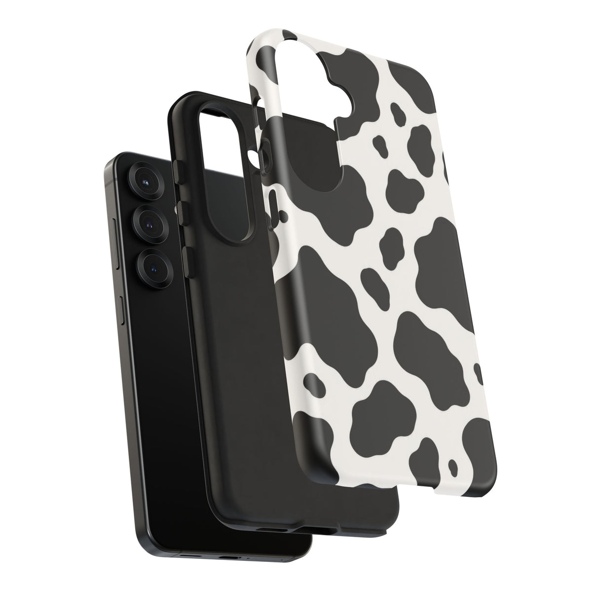 Classic Holstein Samsung Galaxy Tough Case | Black & White Cow Print