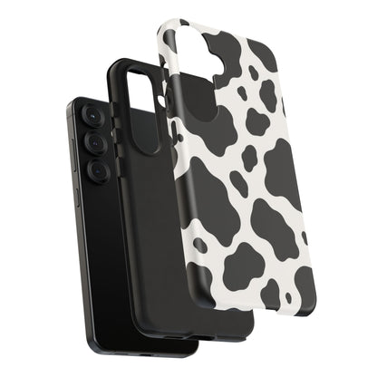 Classic Holstein Samsung Galaxy Tough Case | Black & White Cow Print