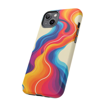 Electric Tide iPhone Tough Case | psychedelic wave