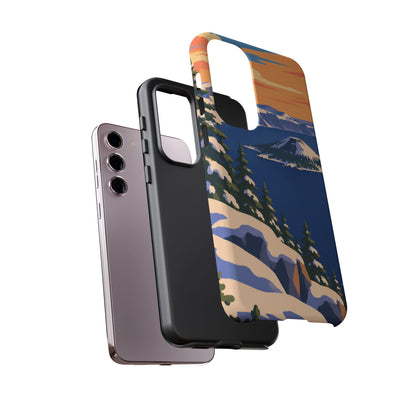 Crater Lake — Winter Caldera Samsung Galaxy Tough Case