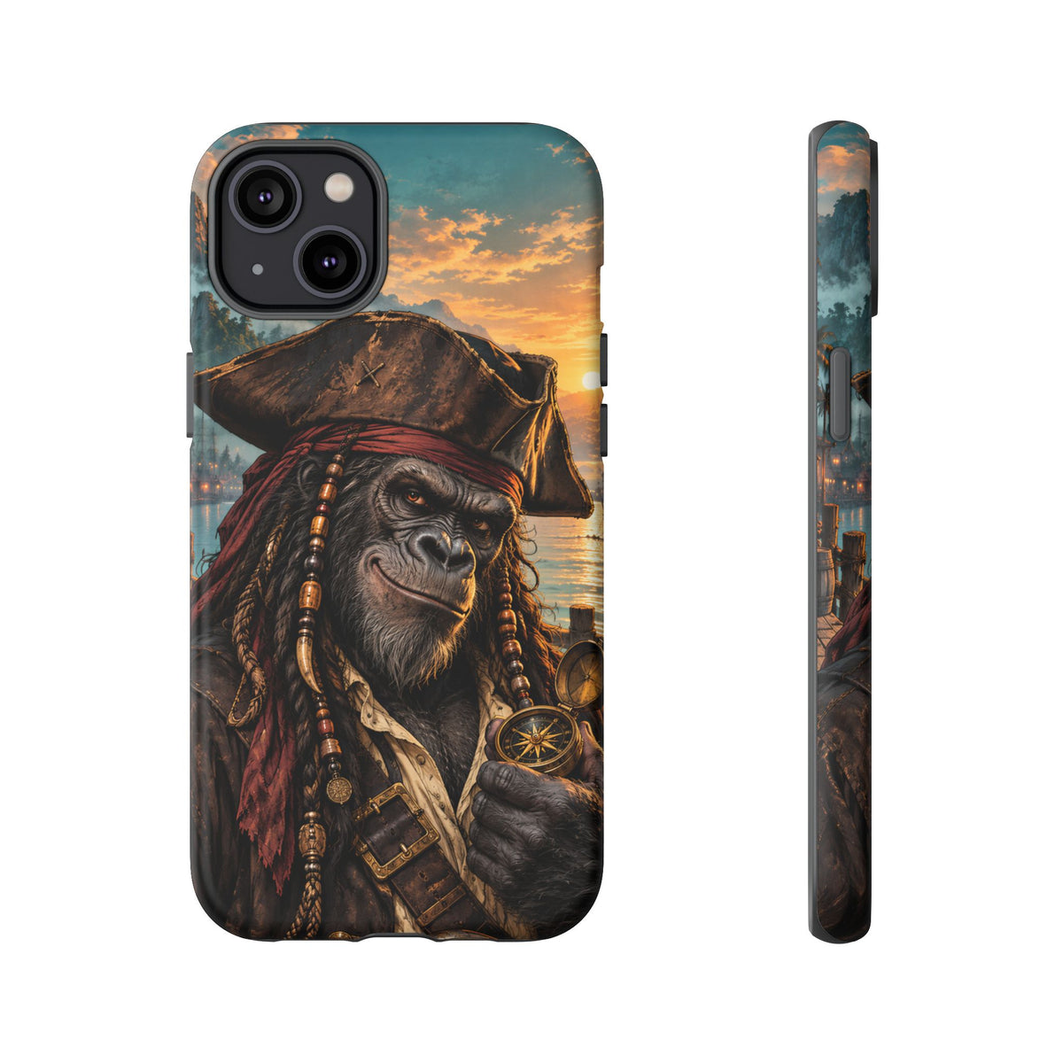 Pirate Gorilla iPhone Tough Case | Captain Silverback