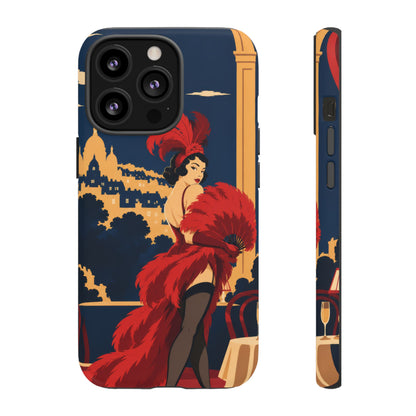 Moulin Rouge Dancer — Velvet Encore iPhone Tough Case | cabaret dancer