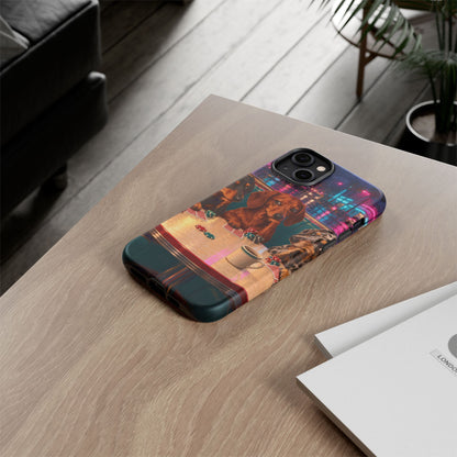 All-Night Aces iPhone Tough Case | dachshund poker