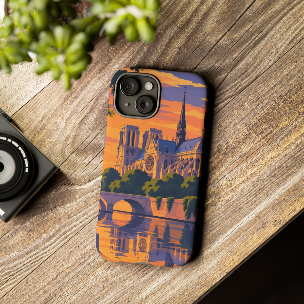 Notre Dame — Cathedral Twilight iPhone Tough Case