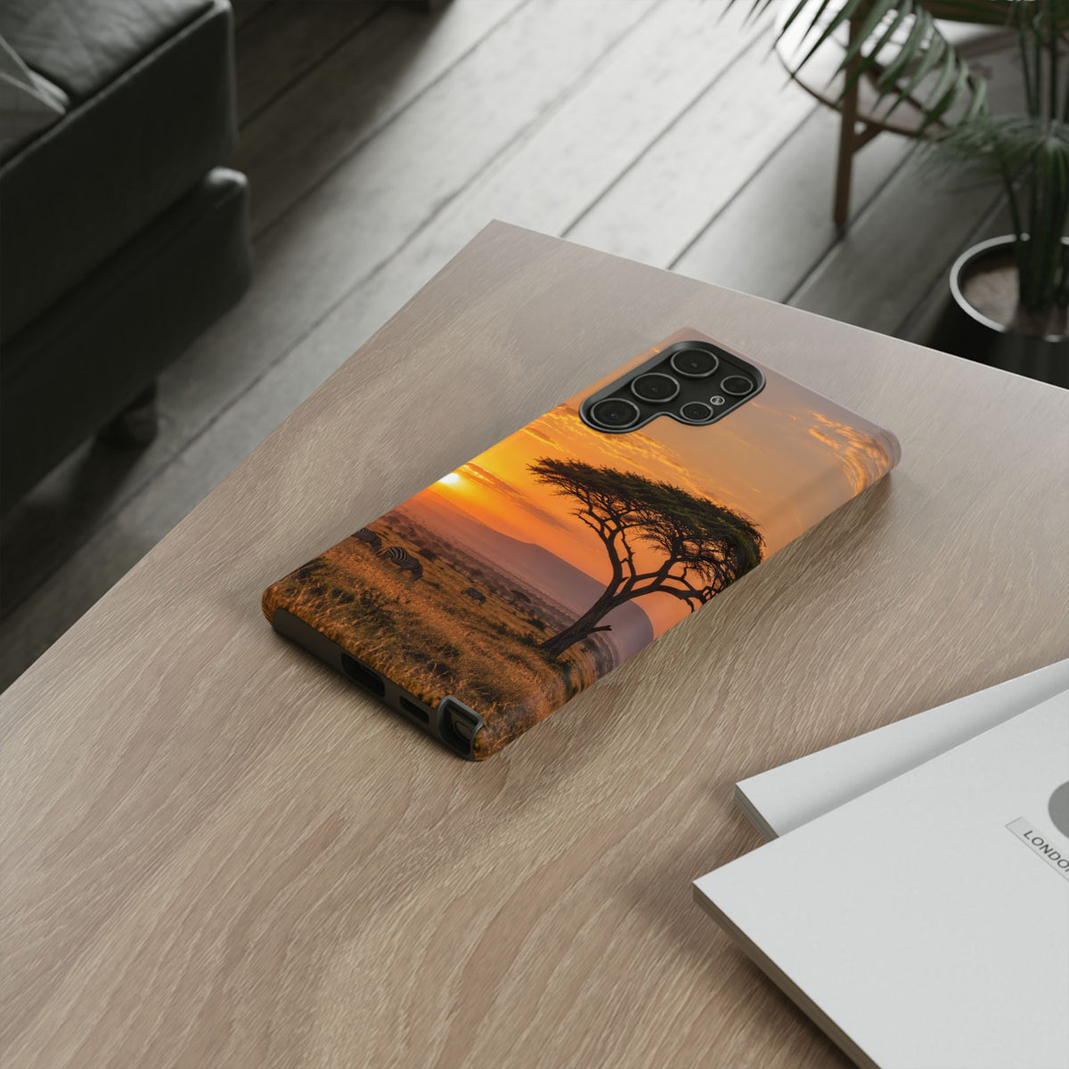 Amber Acacia Samsung Galaxy Tough Case | african sunset