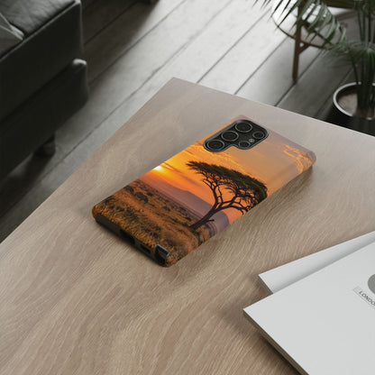 Amber Acacia Samsung Galaxy Tough Case | african sunset