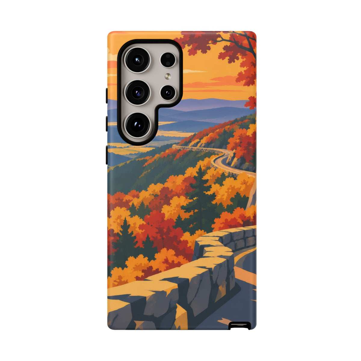 Skyline Drive — Overlook Gold Samsung Galaxy Tough Case