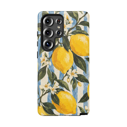 Riviera Lemons Samsung Galaxy Tough Case | lemon print