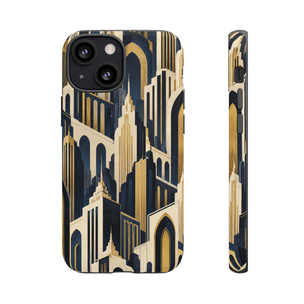 Midnight Metropolis iPhone Tough Case | art deco