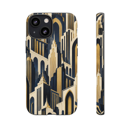 Midnight Metropolis iPhone Tough Case | art deco