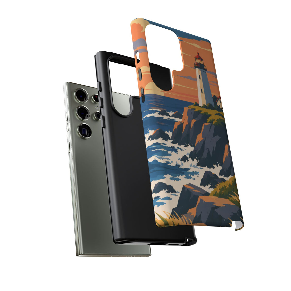 Lighthouse — Atlantic Beacon Samsung Galaxy Tough Case