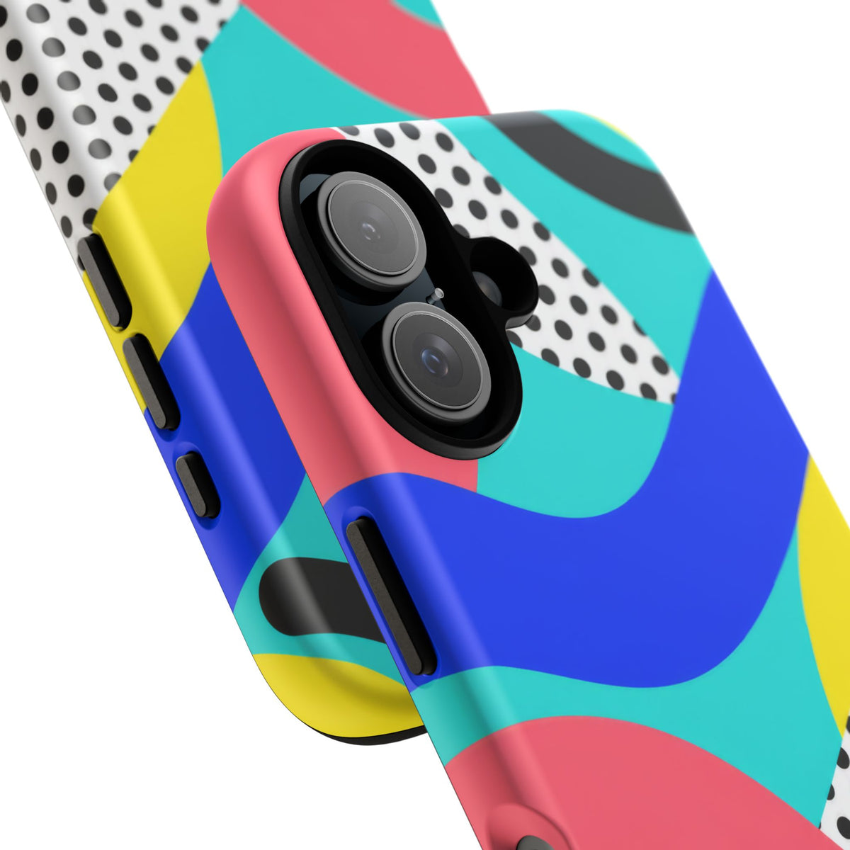 Poolside Pop iPhone Tough Case | Wavy Color Block