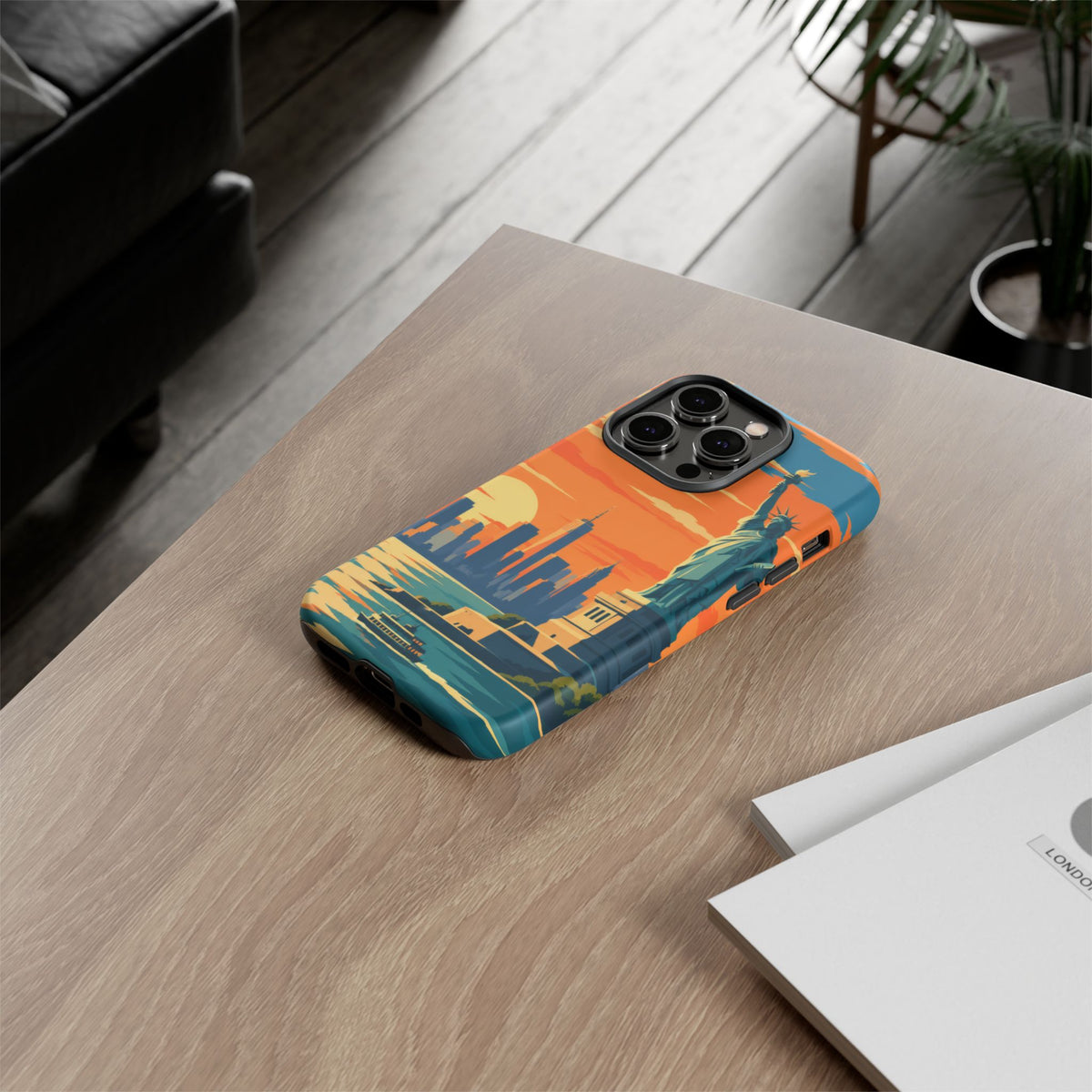 New York City — Harbor Liberty iPhone Tough Case