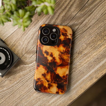 Amber Marble iPhone Tough Case | Amber Mosaic