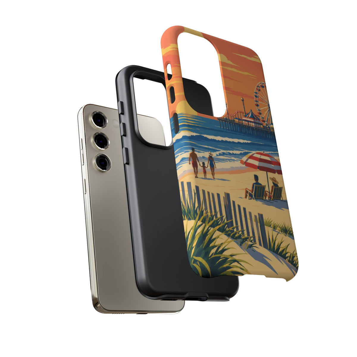 New Jersey Shore — Boardwalk Summer Samsung Galaxy Tough Case
